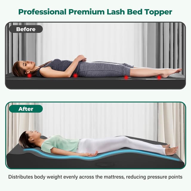 Detalle 2 de ENITYA Lash Bed Topper 71" non-slip esthetician cushion