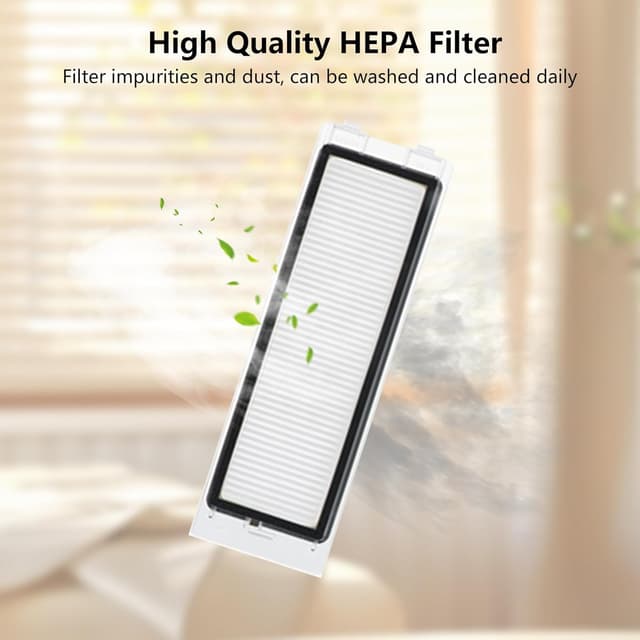 Detalle 2 de Yivy Confezione da 30 accessori di ricambio per Roborock Qrevo Curve/Curv/Curv S5X/Edge/Edge S5A/S5V e P20 Pro