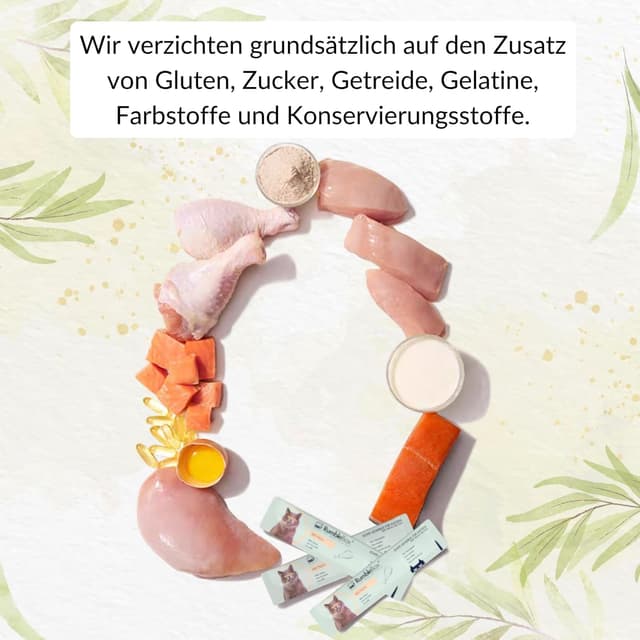 Detalle de RumbleBox Schleckies (Ultimate Sparbox) – getreidefrei & zuckerfrei, mit 70% Fleisch und Taurin