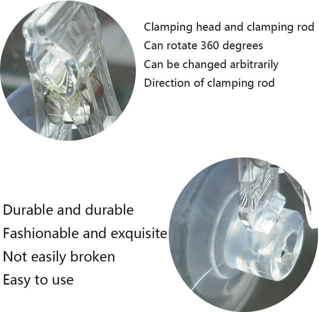 Thumbnail 4 de Transparent suction cup price tag clip