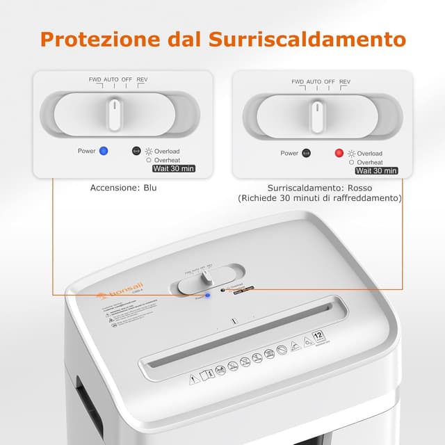 Detalle de Bonsaii C282-A distruggi documenti P-4