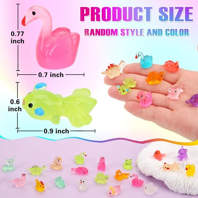 Thumbnail 3 de GWAHSA 240 Mini Resin Animals 🐾