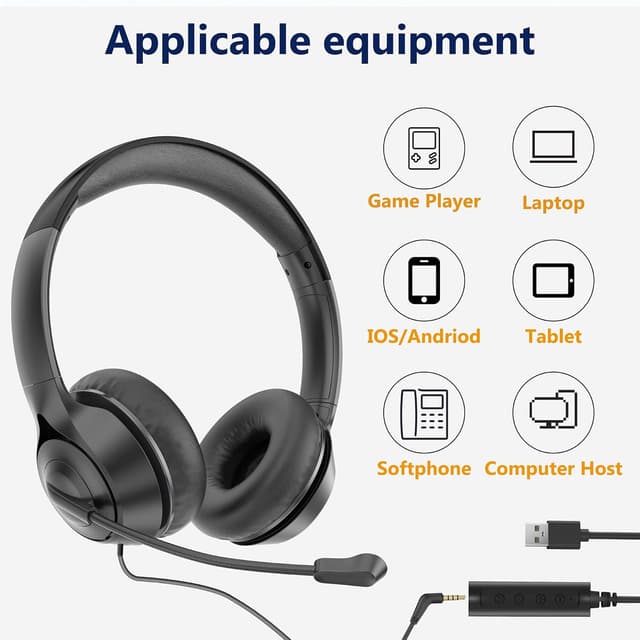 Thumbnail 6 de Rebocico USB headset 2-in-1 for calls