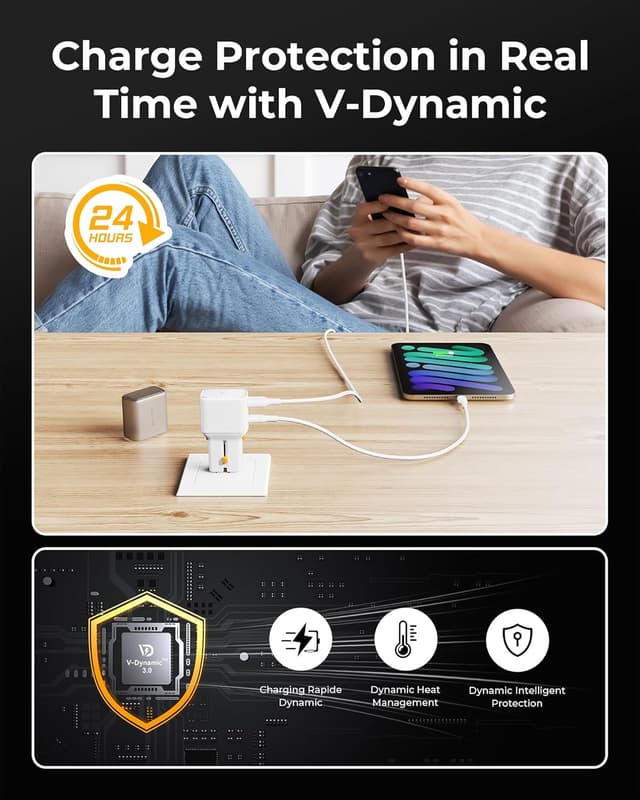 Thumbnail 3 de VOLTME VITO 35W Adattatore da Viaggio USB-C