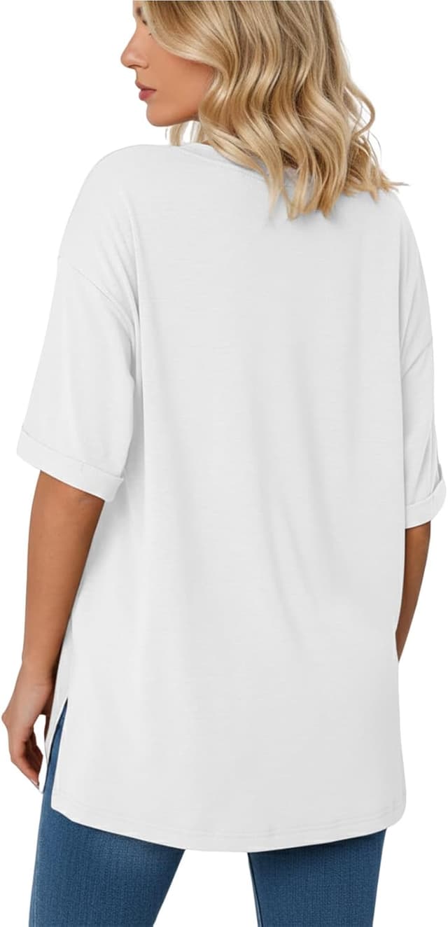 Thumbnail 2 de Cuptacc Oversized T-Shirt Damen V-Ausschnitt