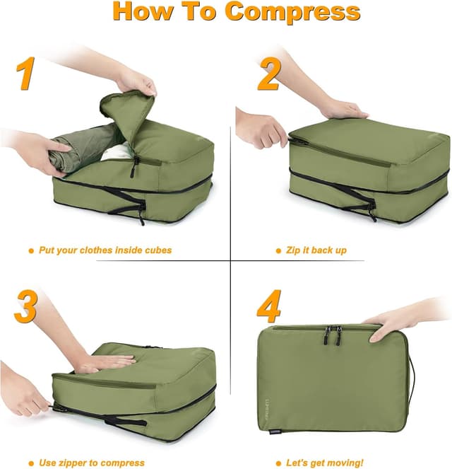 Detalle 2 de Lumesner Koffer Organizer Set 8-teilig