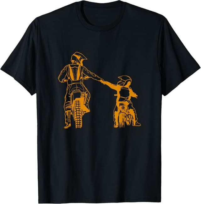 Detalle de Motocross Come IL Padre Regalo Mot T‑Shirt