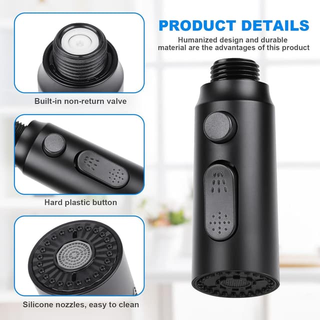 Thumbnail 4 de OSDUE Juego de Aireador de Grifo 360°