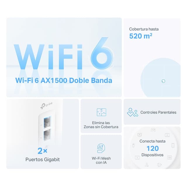 Thumbnail 2 de TP-Link Deco X10 Pack de 3 Wi‑Fi 6 Mesh