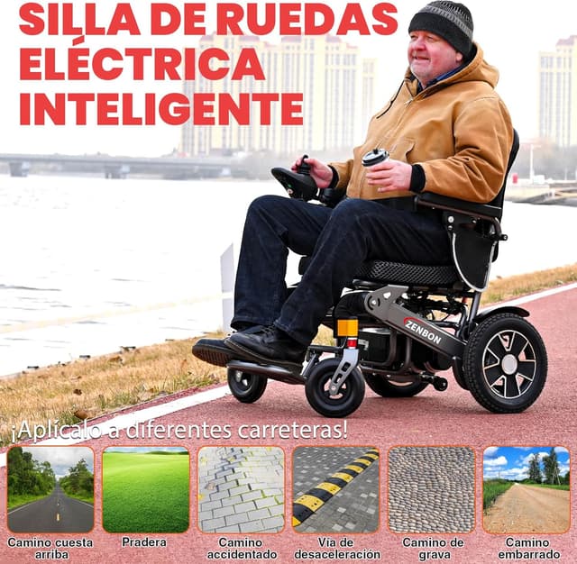Thumbnail 2 de Silla de Ruedas Eléctrica Plegable 700W