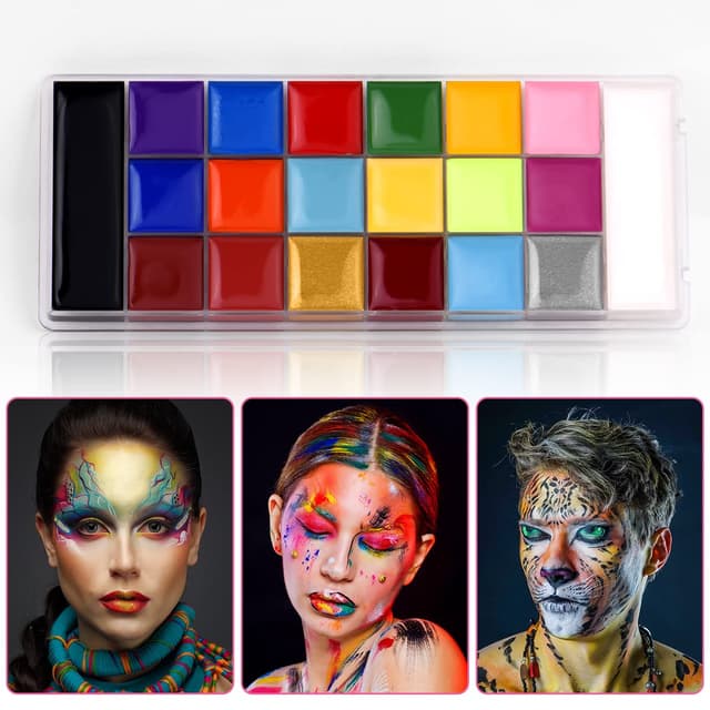 Thumbnail 5 de ACWOO 20 Farben Halloween Schminke 🎨