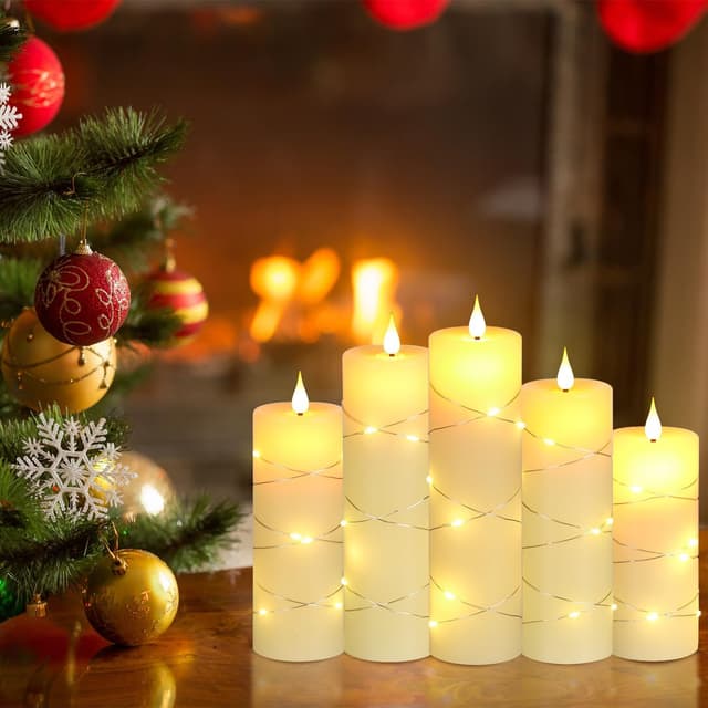 Thumbnail 5 de Da by Velas LED con control remoto y llama danzante 🕯