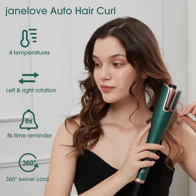 Detalle de janelove automatic hair curler 170°-230°