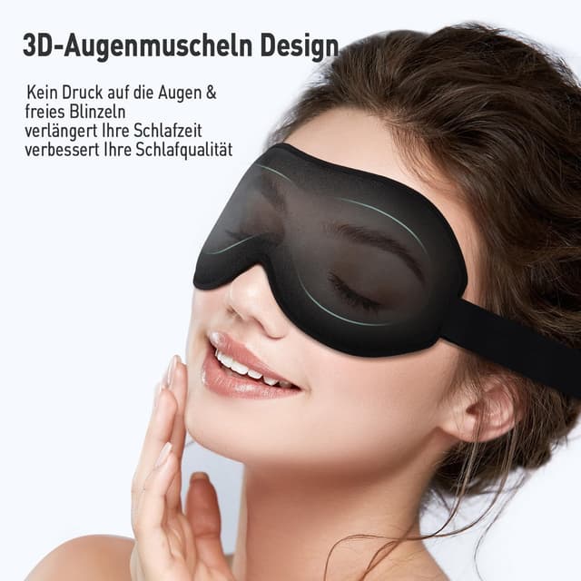 Thumbnail 4 de Umisleep Schlafmaske Seitenschläfer 3D-Augenhöhlen 😴