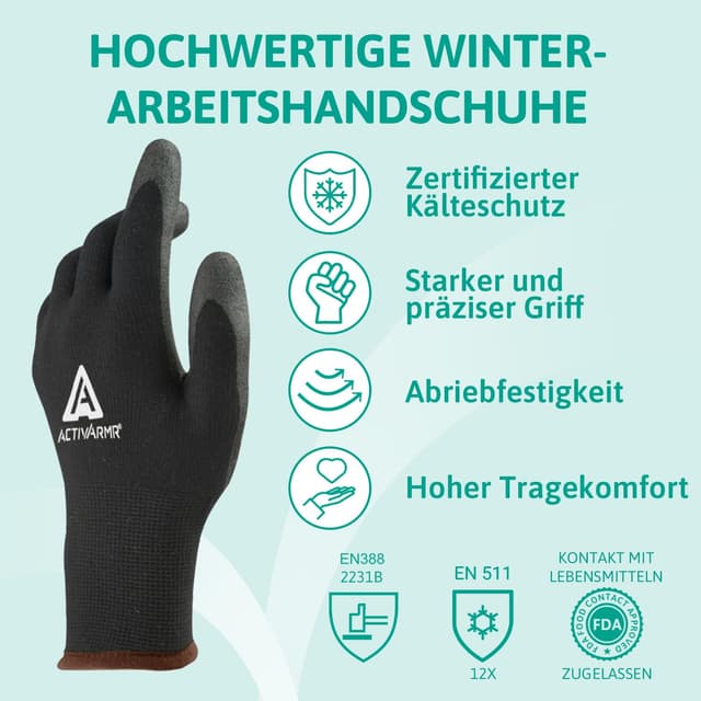 Thumbnail 1 de Ansell ActivArmr 97-631 Thermo-Handschuhe 2XL