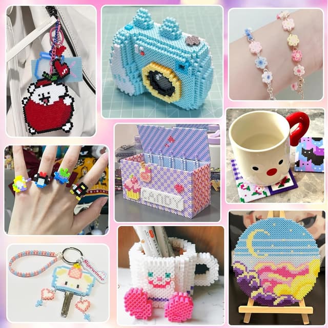 Thumbnail 4 de KIFHCMPR 11000 Stück Bügelperlen Set 5 mm 🎨