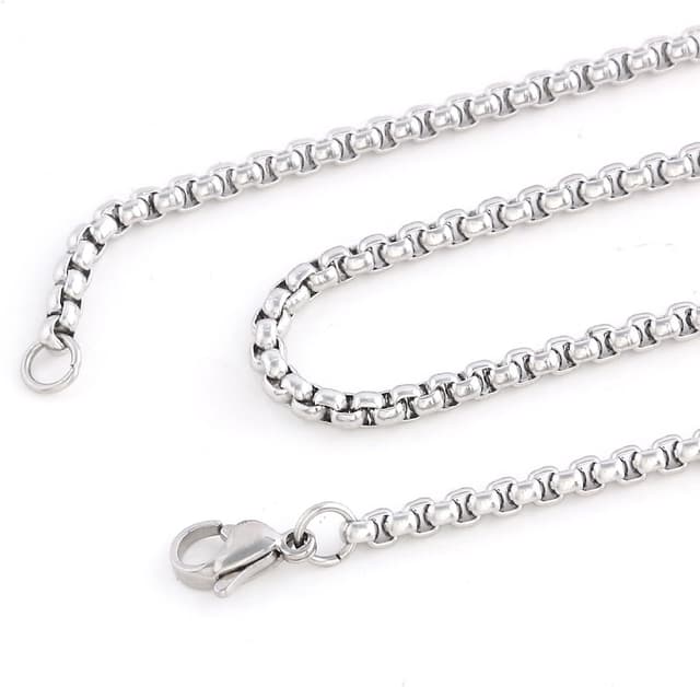 Thumbnail 2 de DonDon Collar 52 cm con colgante cruz plata