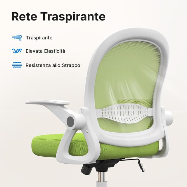 Detalle 2 de Naspaluro Sedia Ufficio 45 cm con rete