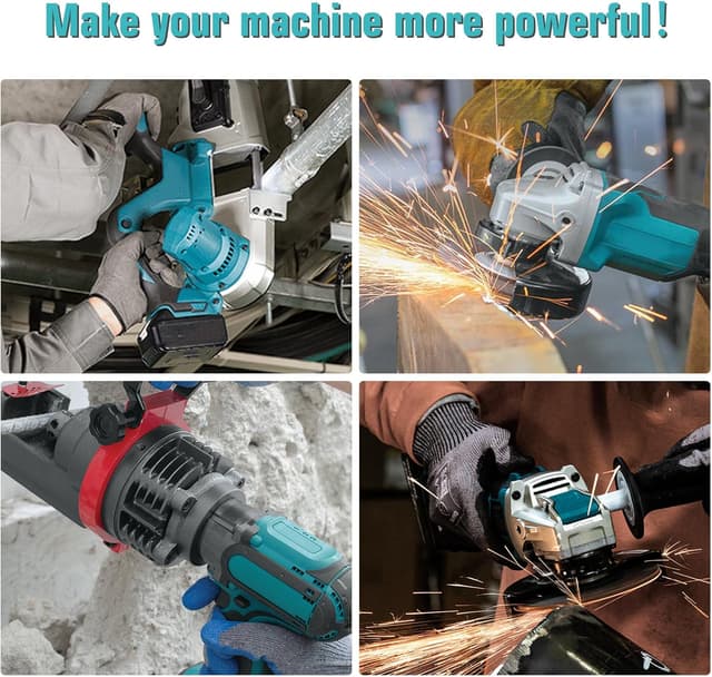 Thumbnail 6 de Lot 2 batteries 18V 5,0 Ah Li-ion avec indicateur LED pour Makita (type BL1850 / BL1860 / BL1845 / BL1830) – Rechange Goodexo