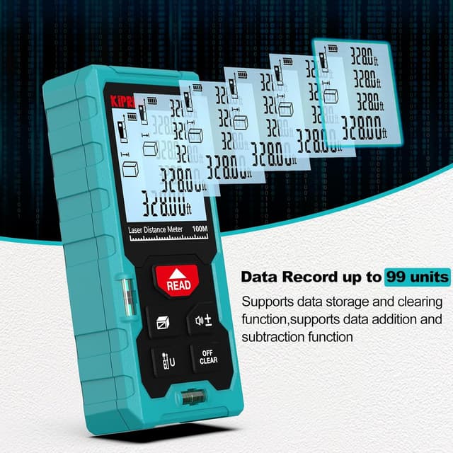 Detalle 2 de Kiprim LD100E laser distance meter 100m