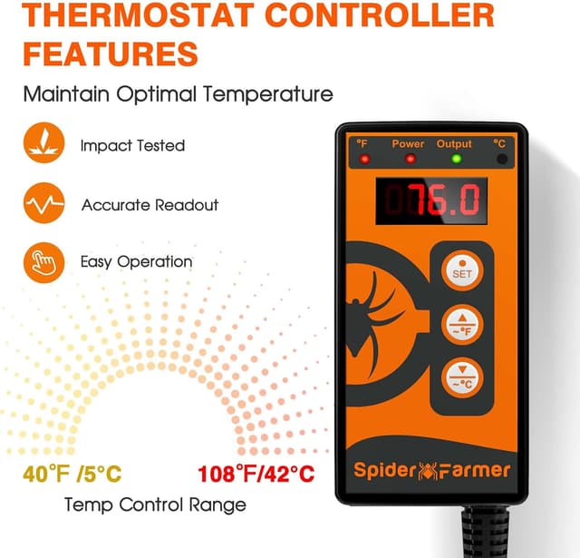 Thumbnail 5 de Spider Farmer Plant Heating Mat 25x52cm 20W đ±