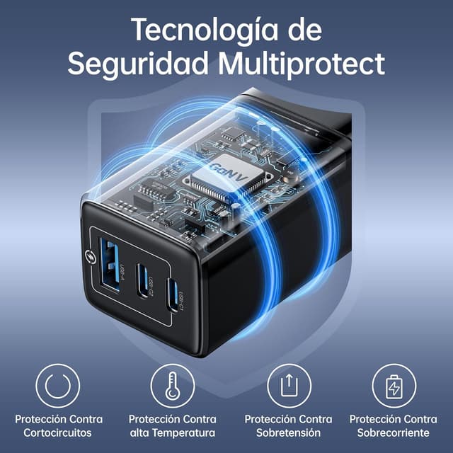 Thumbnail 6 de NOHON Cargador USB-C 65W GAN 🌟 para MacBook y iPhone