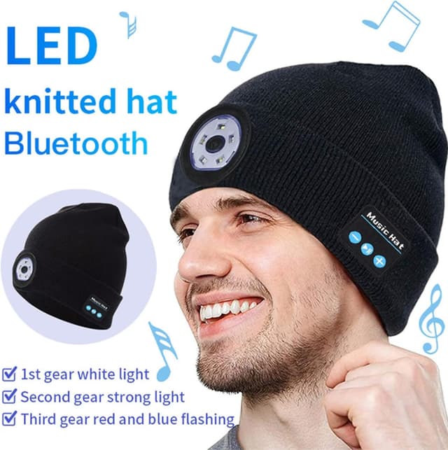 Imagen de Flintronic Cappello Bluetooth con Luce LED 1200 mAh en OfertitasTOP