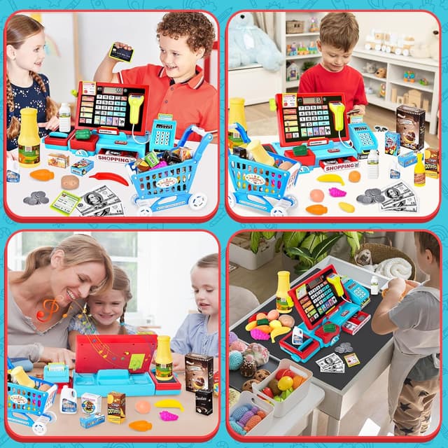 Thumbnail 6 de Joellfuner Caja Registradora Juguete con Escáner 🧾