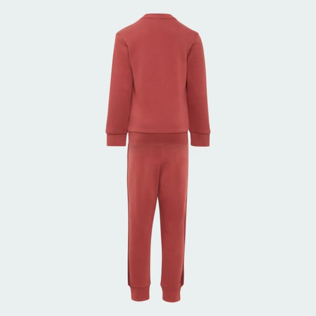 Detalle 2 de Conjunto sudadera y pantalón adidas Adicolor para niños en rojo