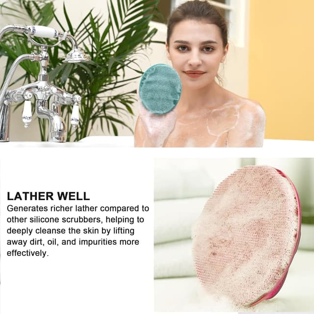 Detalle 1 de Soft Silicone body cleansing brush 35x