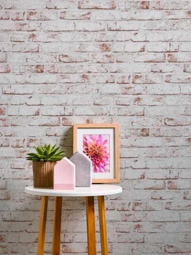 Detalle 2 de A.S. Création Papel Pintado Piedra Rojo/Marrón/Beige 🪨