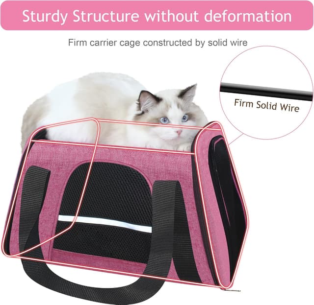 Detalle 2 de HiCaptain Transporttasche Katzen 46x29x30 cm