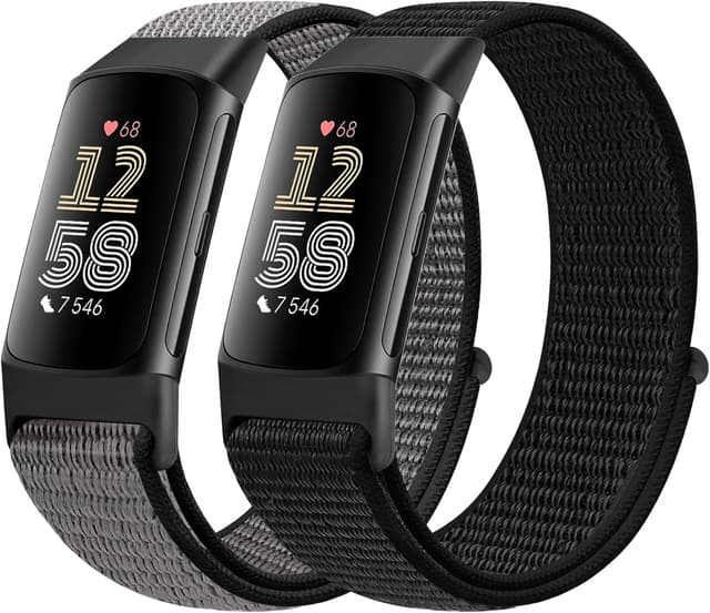 Detalle de Runostrich Fitbit Charge 6 strap, nylon loop