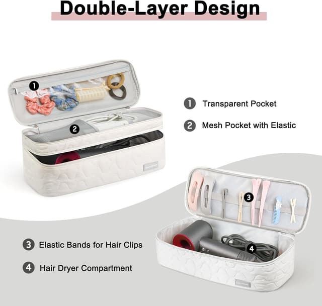 Thumbnail 1 de TWOOKTY Double-Layer Travel Carrying Case 40x14x15cm