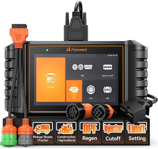 Detalle de FOXWELL HD500 heavy duty truck scanner 🚚