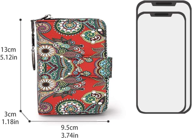 Detalle 2 de MoFut portafoglio donna con cerniera 10,2x13,5