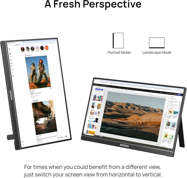 Thumbnail 2 de ARZOPA 17.3 inch Portable Monitor 1080p IPS