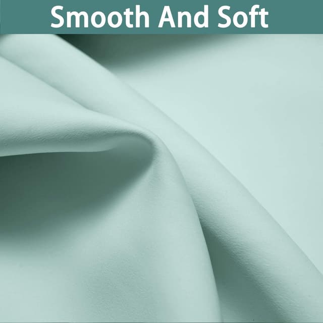 Thumbnail 6 de Yakamok 100% Blackout Curtains 52x84, Aqua 🪟