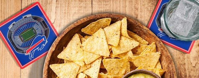 Detalle de YouTheFan NFL Buffalo Bills 3D StadiumView Coasters (New Era Field)