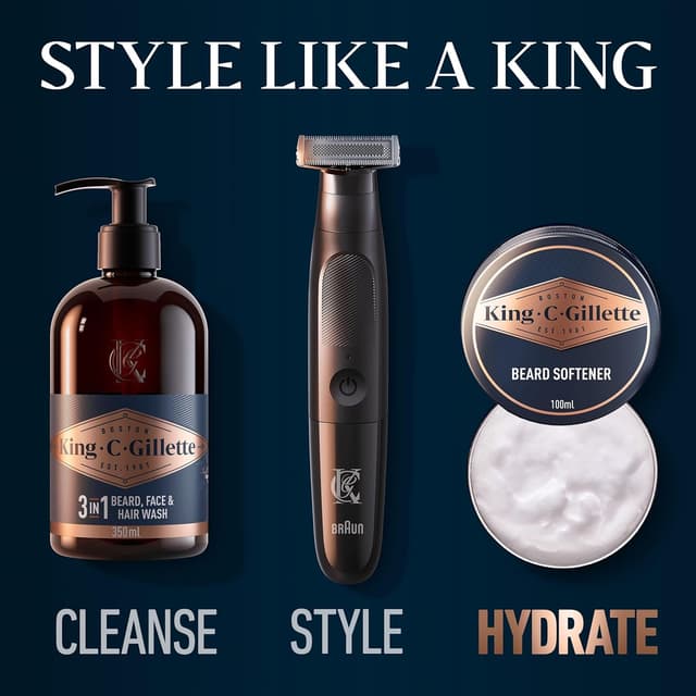 Thumbnail 6 de King C. Gillette Men’s Beard Softener (100ml) – lightweight beard conditioning with signature scent