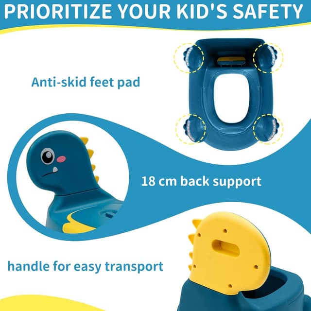 Detalle 1 de Potty Toilet Training Chair 1-6 Years 🚽
