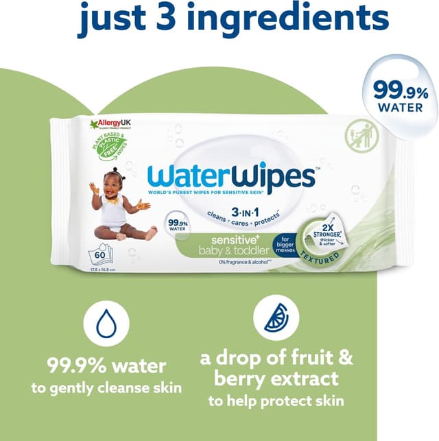 Thumbnail 3 de WaterWipes Sensitive+ 720-count baby wipes