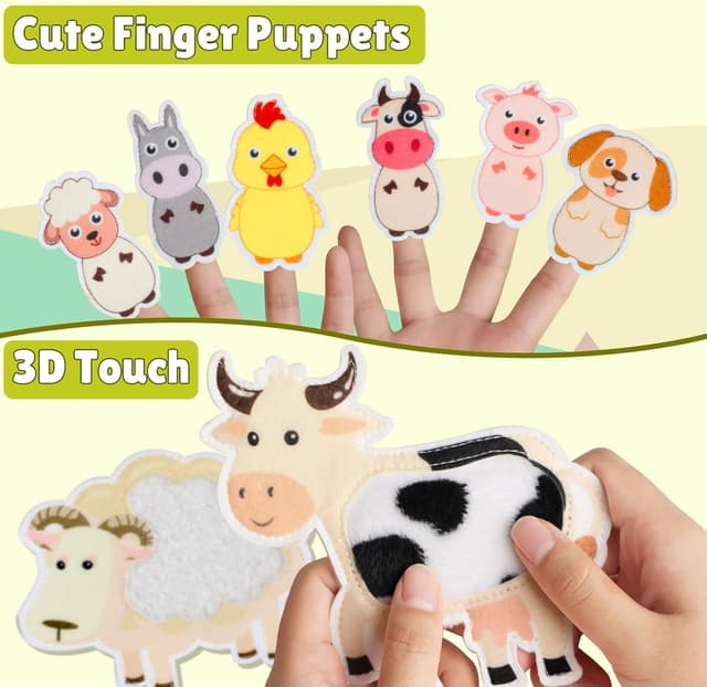 Thumbnail 1 de Quanquer Busy Book Farm 8,86×8,86 pollici 18 attività