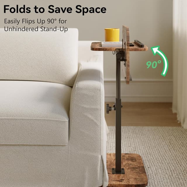 Thumbnail 2 de Xyphren C Shaped Side Table 45–75cm