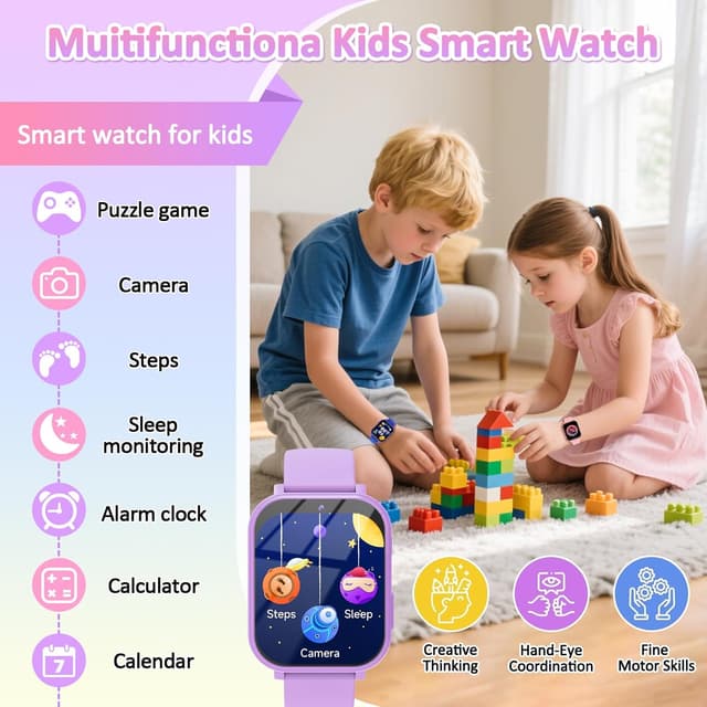 Thumbnail 1 de clleylise Smart Watch for Kids 300mAh