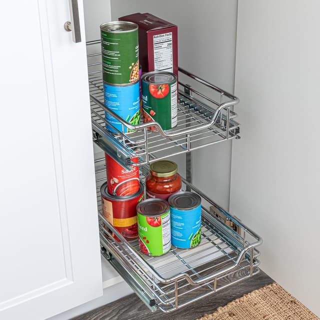 Thumbnail 1 de Household Essentials Glidez Chrome Pull-Out Organizer