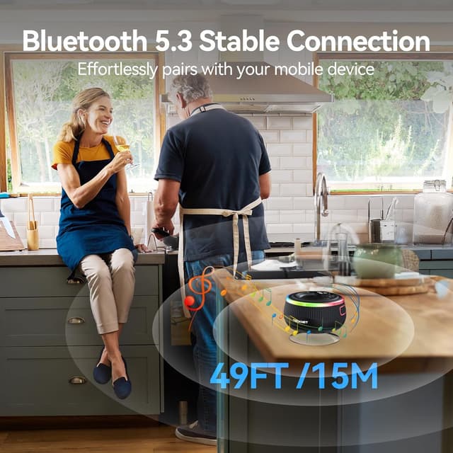 Thumbnail 5 de TECKNET Bluetooth Shower Speaker 1000mAh