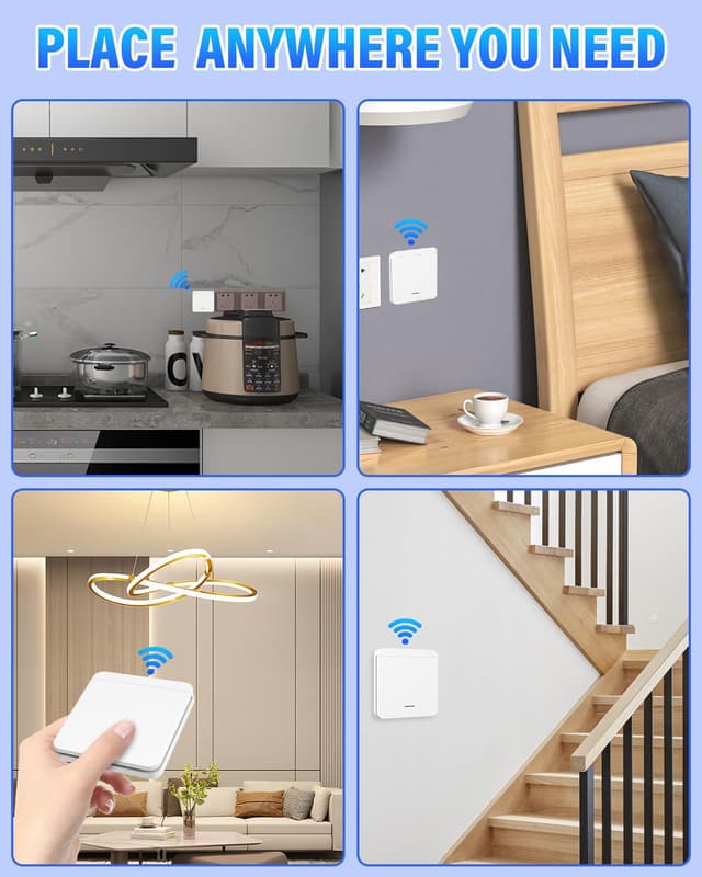 Thumbnail 6 de Interruptor inalámbrico 433MHz para lámparas 1500W