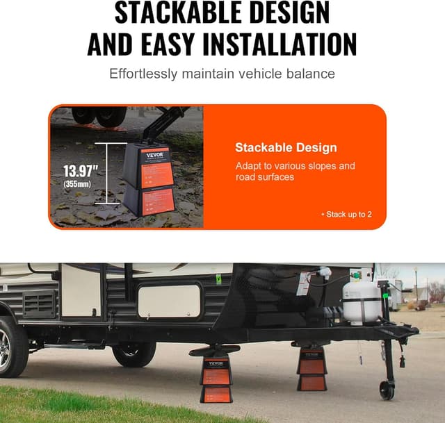 Thumbnail 4 de VEVOR Trailer Jack Block 6000 lbs RV leveling blocks 🛻