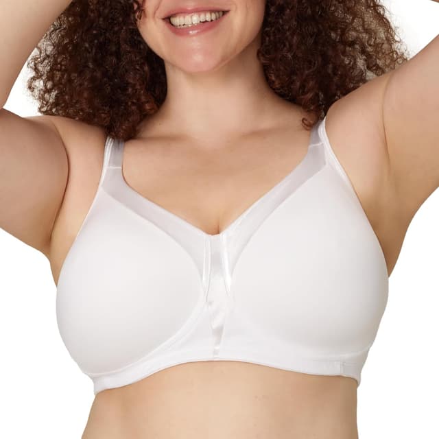 Detalle de Playtex 18 Hour Wireless T-Shirt Bra (Plus Size) – Full Coverage, Cushioned Comfort (4803)